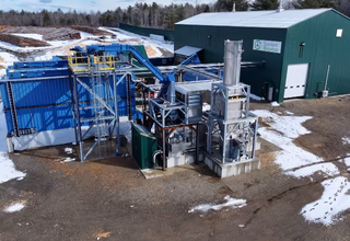 Enfield biochar drying 